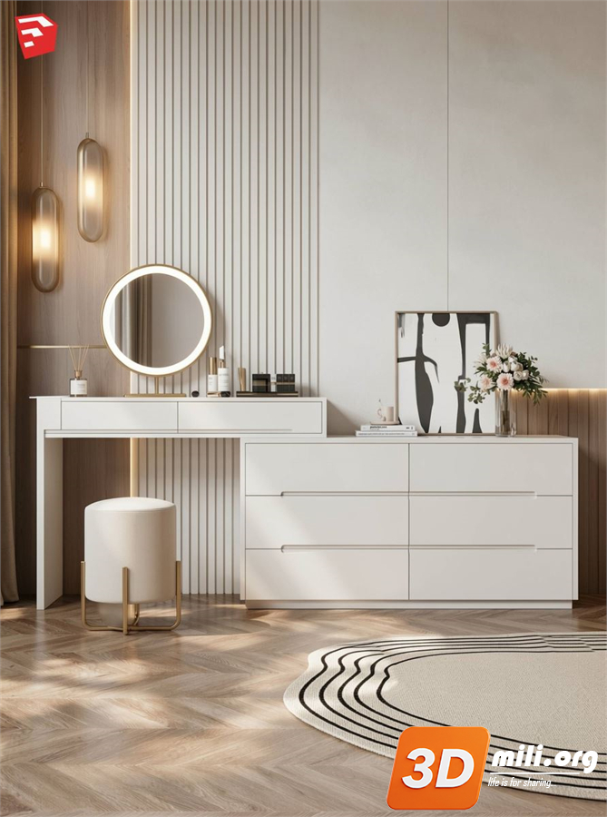 Dressing Table Skp Files 